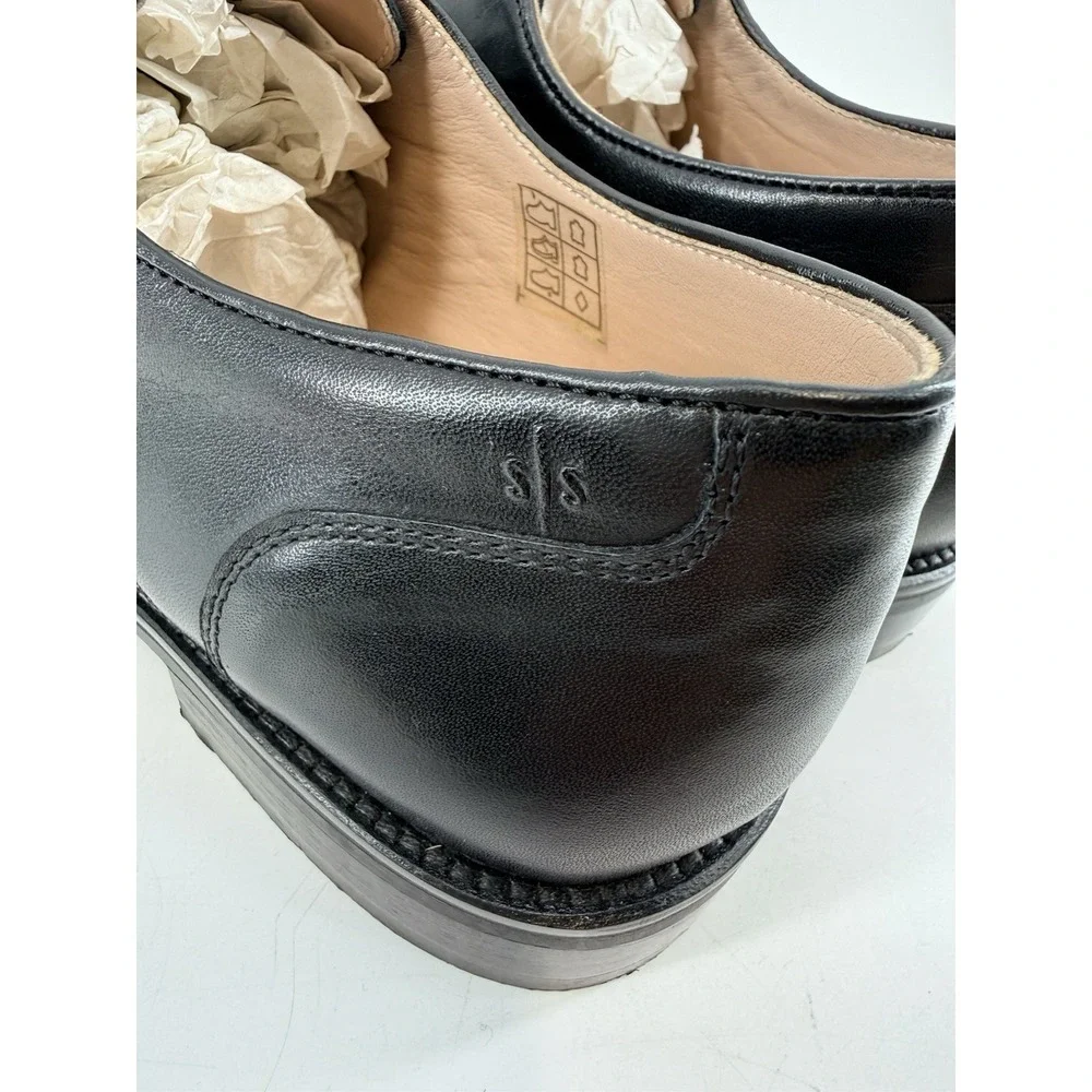 Sterling /Sewn Black Captoe Classic Men's 11.5 D Great Wedding Shoe
